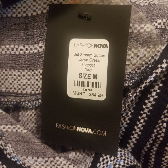 Jet Stream Button Down Dress - Picture 4 of 4